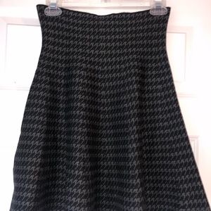 Black and white skirt